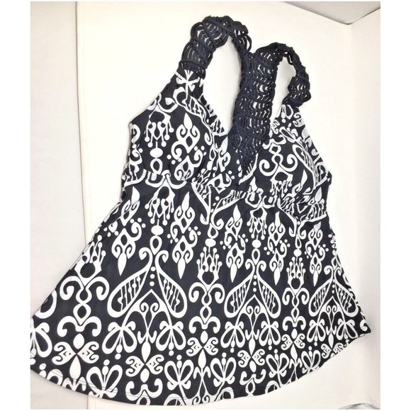 Dokotoo Summer Patchwork Open Back Tankini - Picture 3 of 7